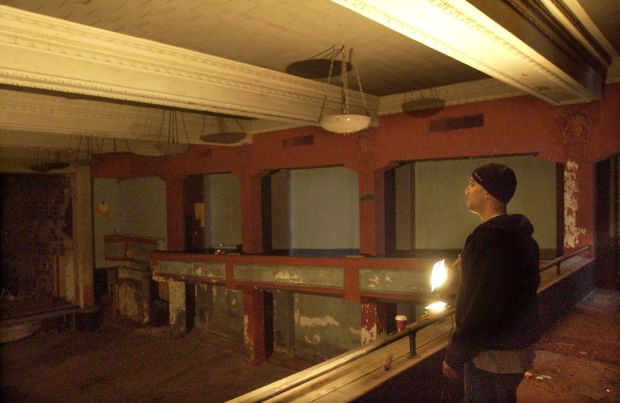 Castle Theater work continues in March 2002